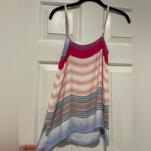 Splendid striped trapeze tank adjustable straps with side slits XS - Picture 2 of 4